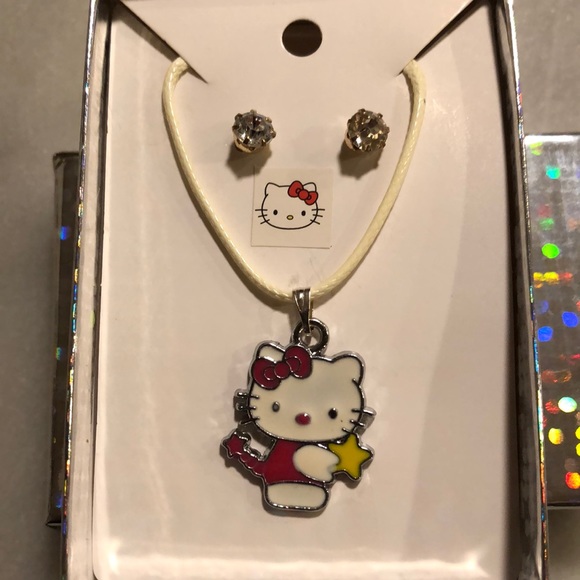 Hello Kitty Jewelry - Hello Kitty necklace set New in box